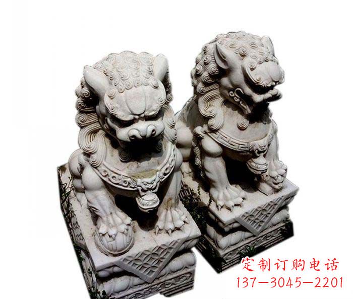 湖南大理石仿古石狮子雕塑