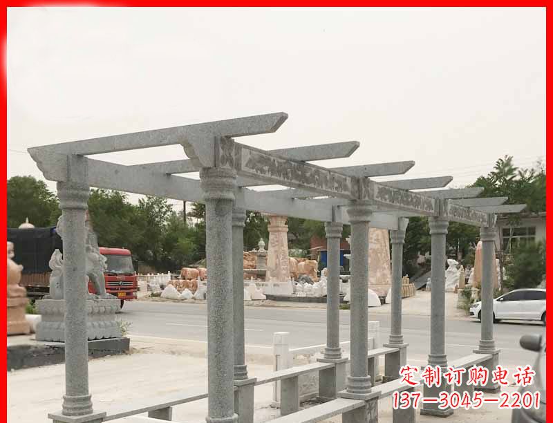 湖南大理石公园石雕长廊高端定制雕塑