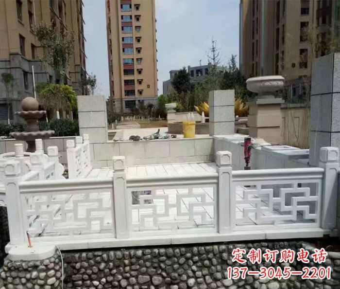 湖南精美大理石国旗台石雕雕塑