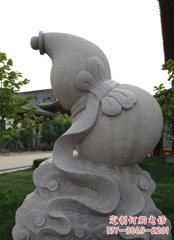 湖南中领雕塑大理石葫芦雕塑构筑完美建筑