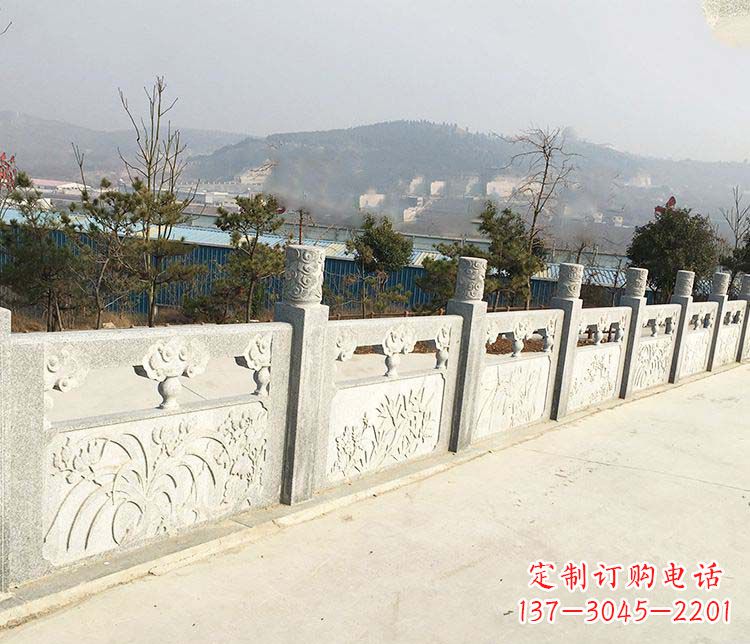 湖南大理石护城河栏板石雕