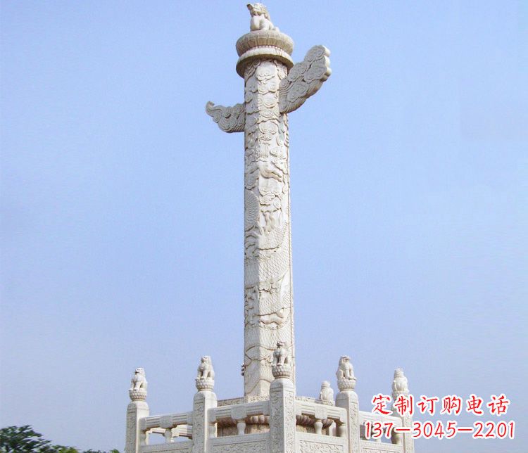 湖南大理石华表雕塑