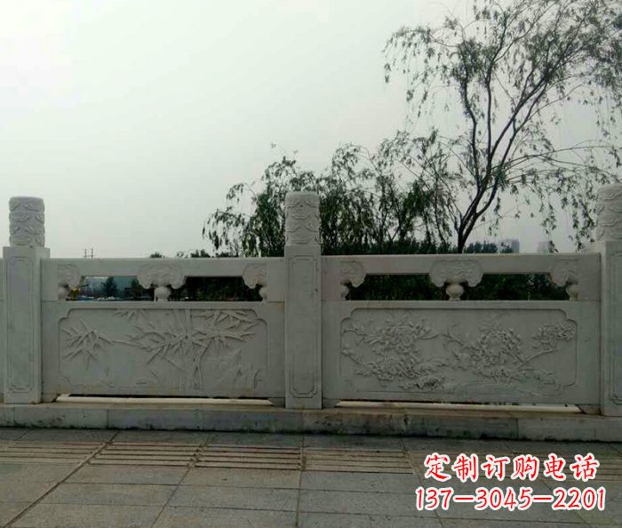 湖南大理石景区栏板石雕 (3)