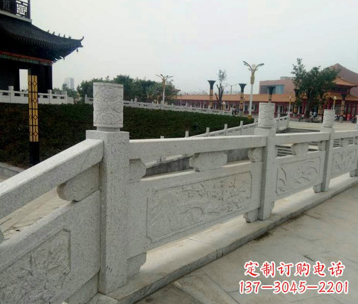 湖南大理石景区栏板石雕_1
