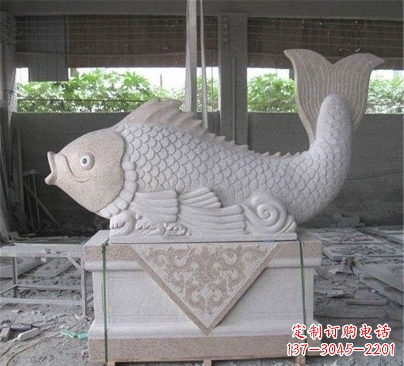 湖南大理石鲤鱼雕塑