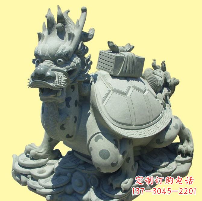 湖南大理石龙龟雕塑