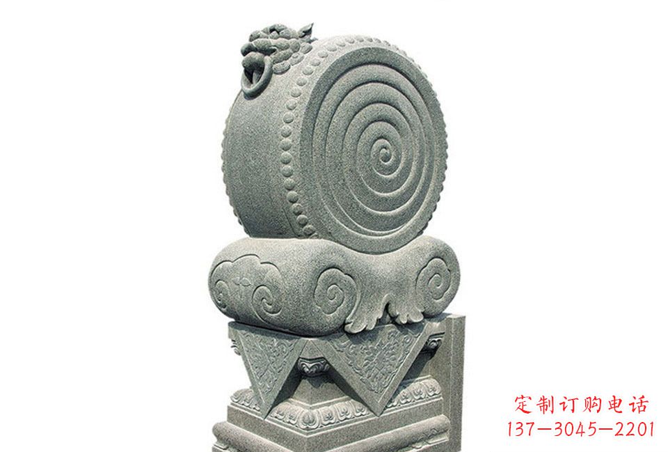 湖南门墩招财石雕