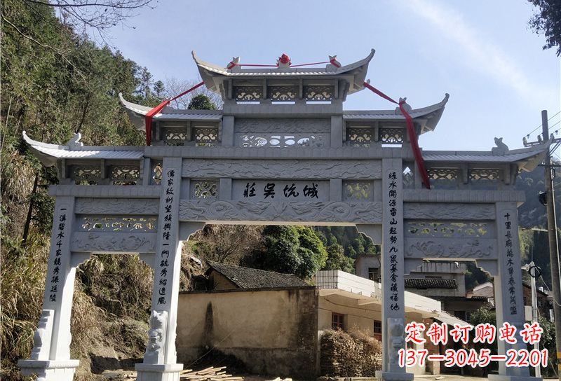 湖南大理石牌坊雕塑尊贵雕塑,永久保存