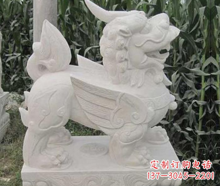 湖南大理石貔貅古代神兽石雕