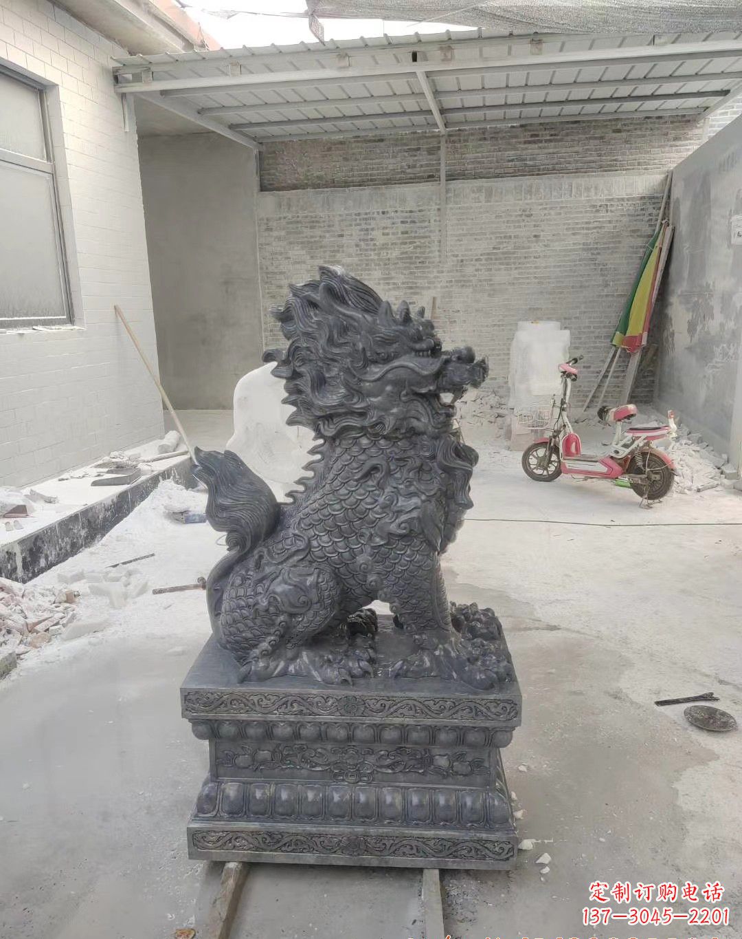 湖南大理石麒麟石雕
