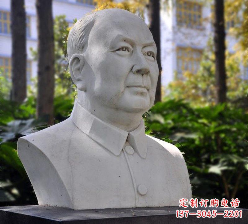 湖南大理石钱学森胸像石雕