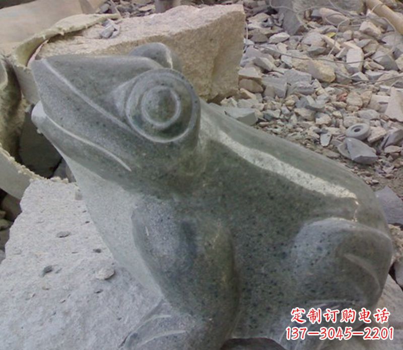 湖南大理石青蛙石雕