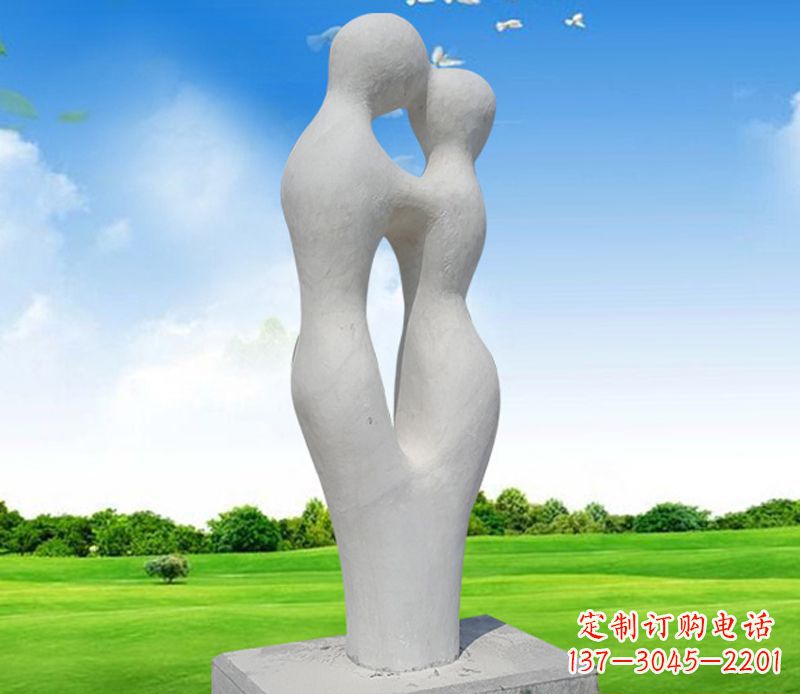 湖南情侣石雕,永恒的爱恋