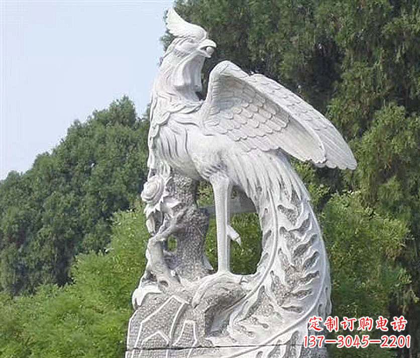 湖南大理石凤凰雕塑