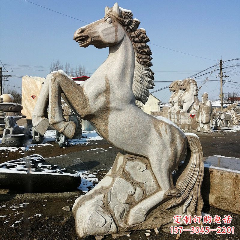 湖南大理石生肖马雕塑