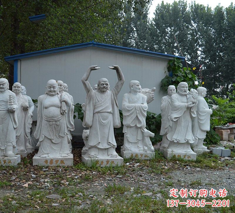 湖南大理石罗汉雕塑,高贵雅致