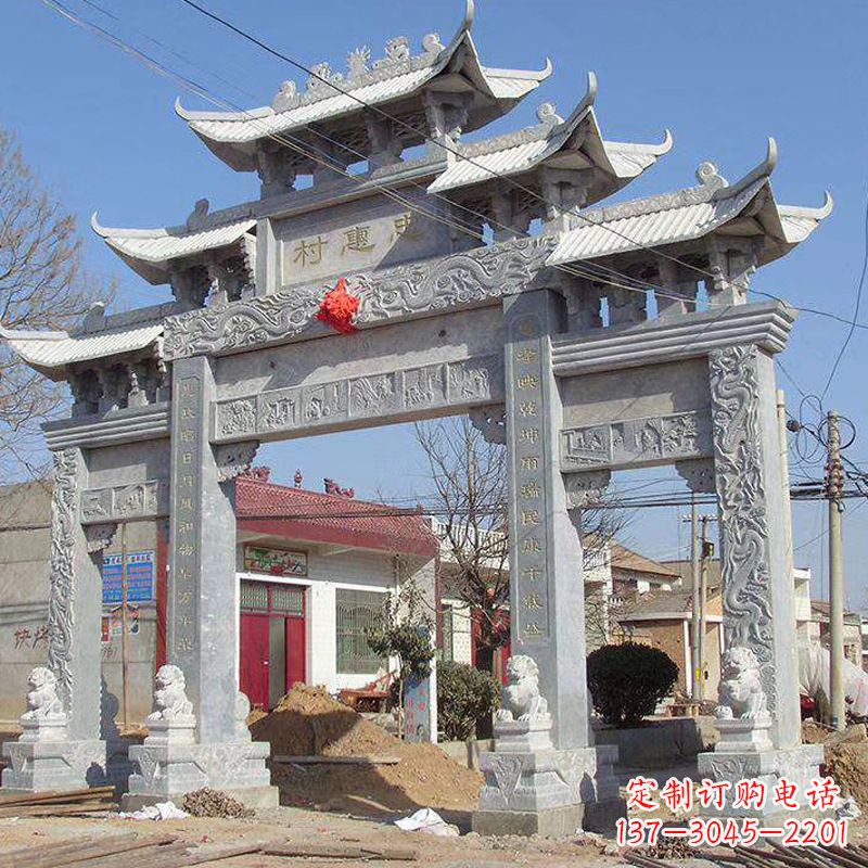 湖南大理石牌坊石雕艺术