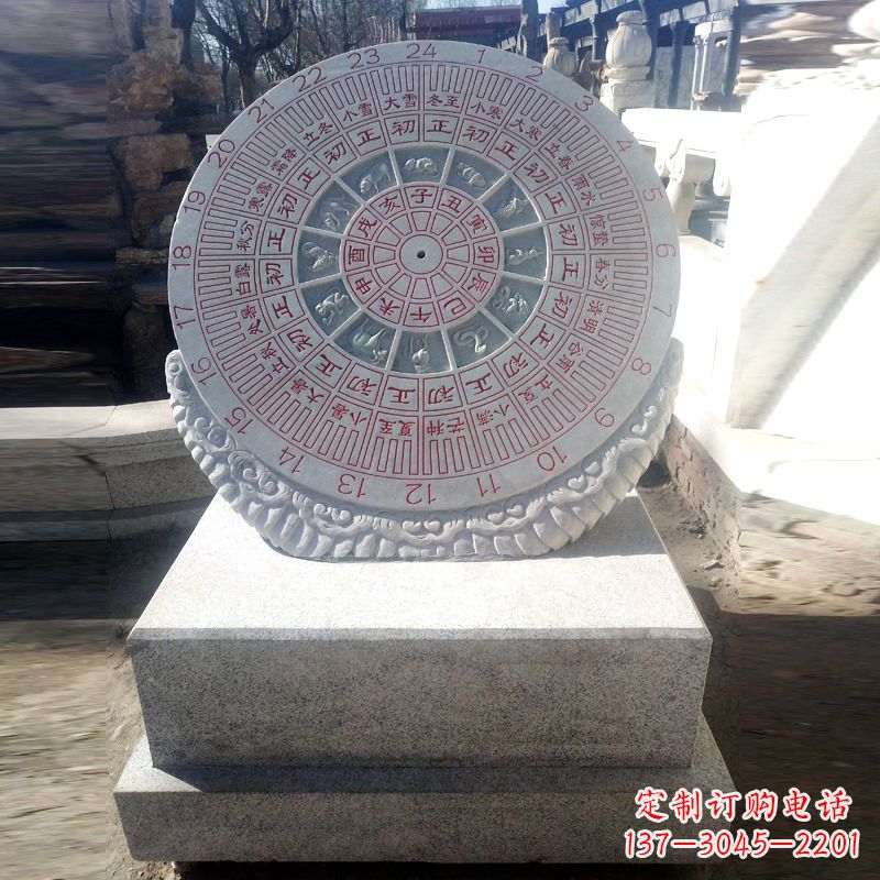 湖南精美大理石日晷雕塑