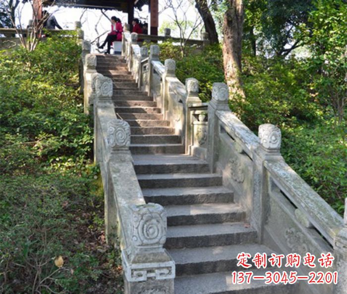 湖南大理石寺庙石雕栏板 (3)