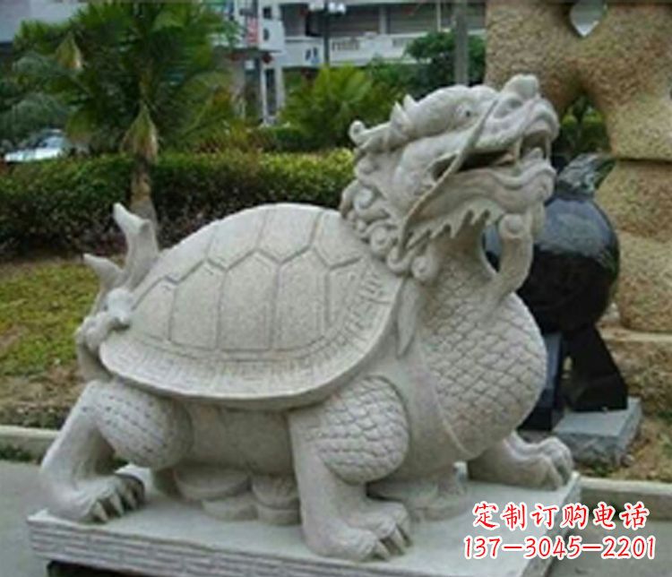 湖南大理石铜钱龙雕塑