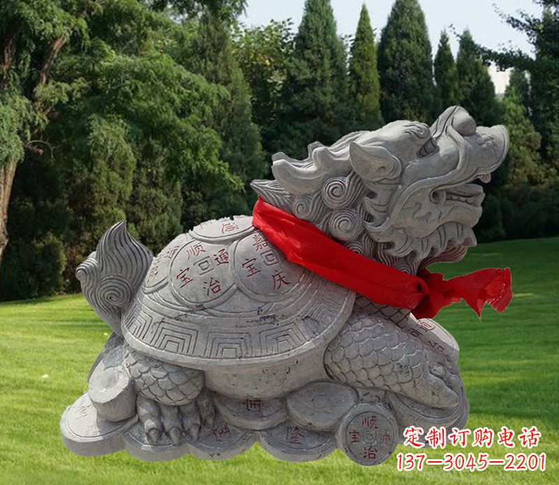 湖南古典铜质龙雕塑