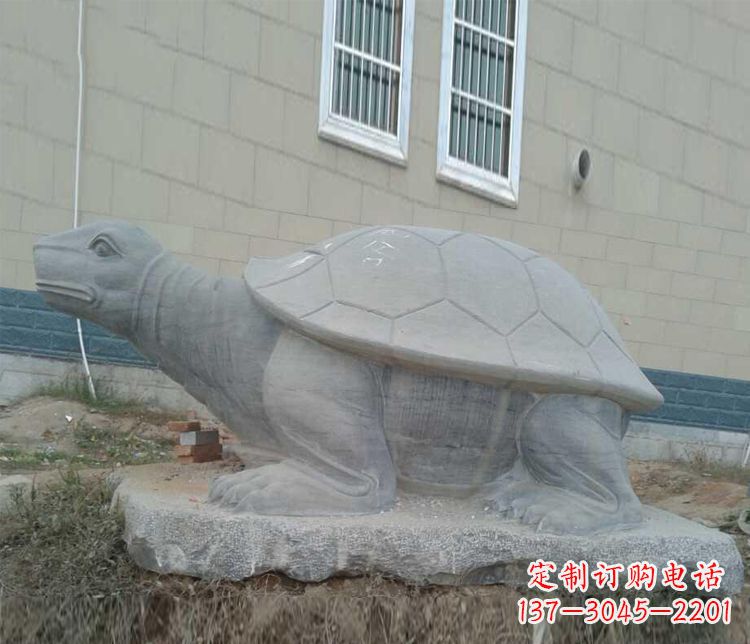 湖南大理石乌龟公园动物石雕