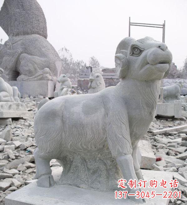 湖南大理石羊雕塑