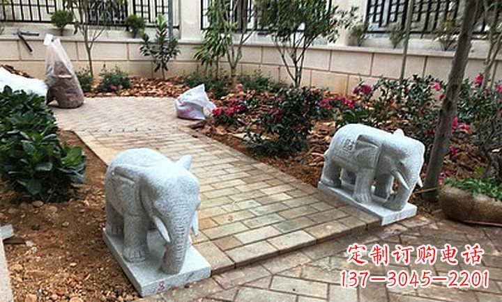 湖南大理石小象石雕,让你的大好家园更加美丽