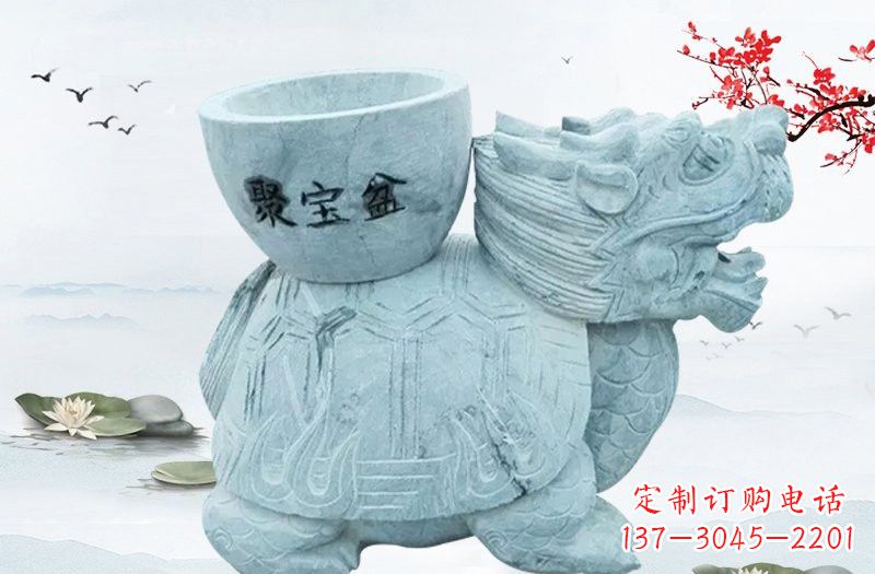 湖南大理石招财龙雕塑