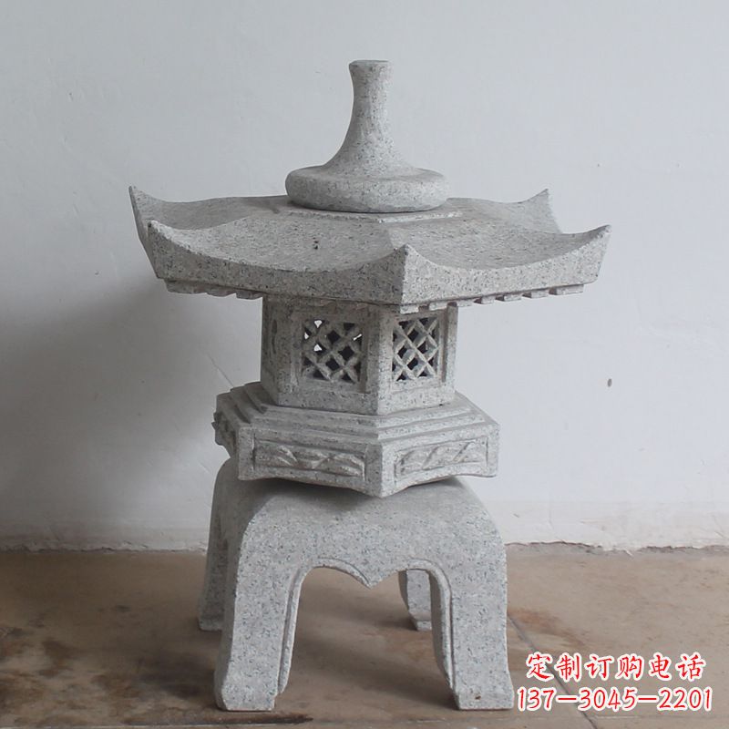 湖南大理石中式石灯