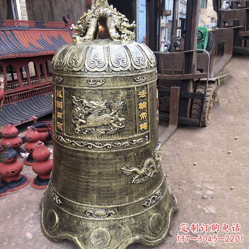湖南华中领雕塑历久弥新的铜钟雕塑