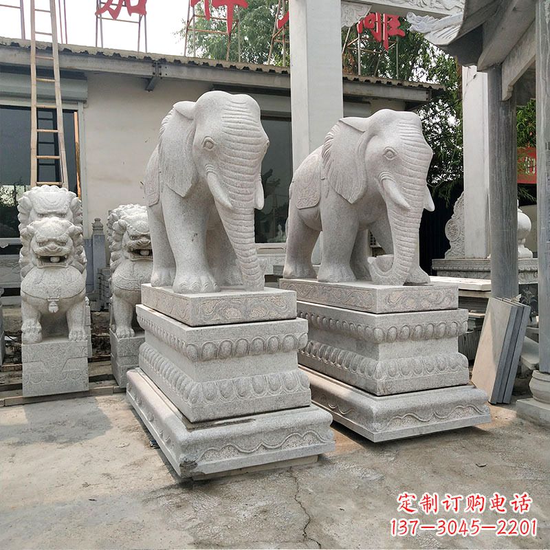 湖南大象石材喷水雕塑