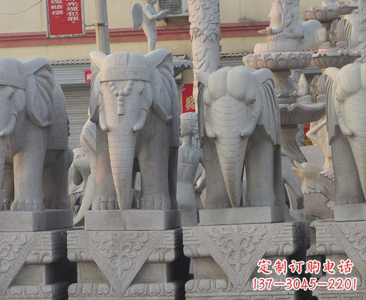 湖南大象雕塑——唤醒古老传统的精美石艺