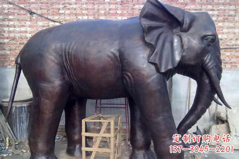湖南大象铸铜雕塑