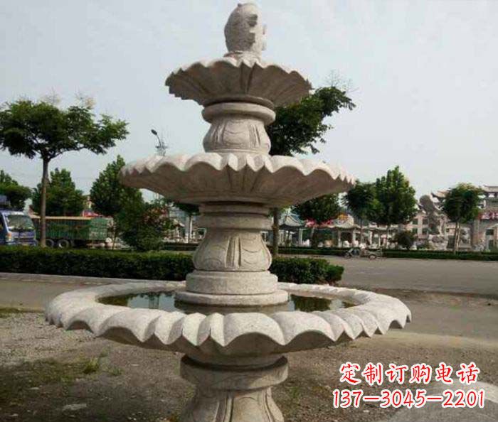 湖南大型多层喷泉石雕