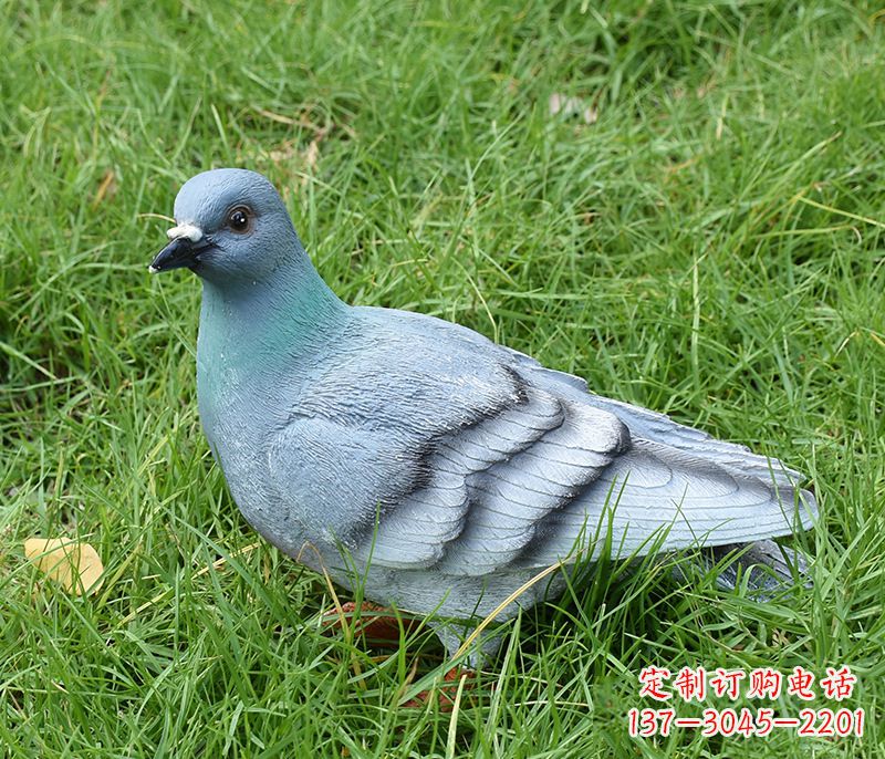 湖南大型高雅和平鸽雕塑