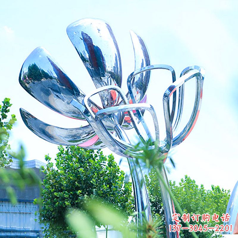 湖南精美不锈钢玫瑰雕塑