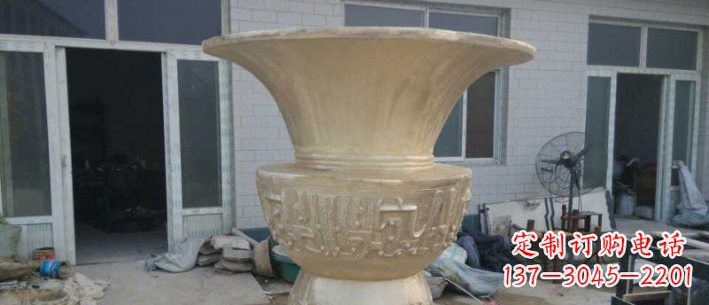 湖南高品质大型花盆铜雕