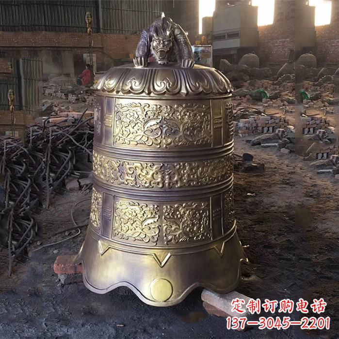 湖南悠久历史的铜钟雕塑——传承无声的魅力