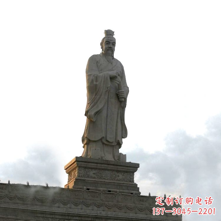 湖南精美纯手工孟子雕塑,传承历史文化