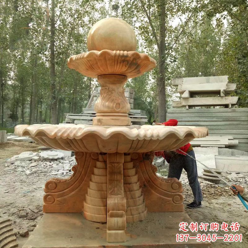 湖南巨型石喷泉雕塑