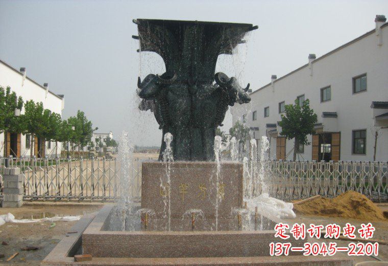 湖南精美铜制喷泉雕塑