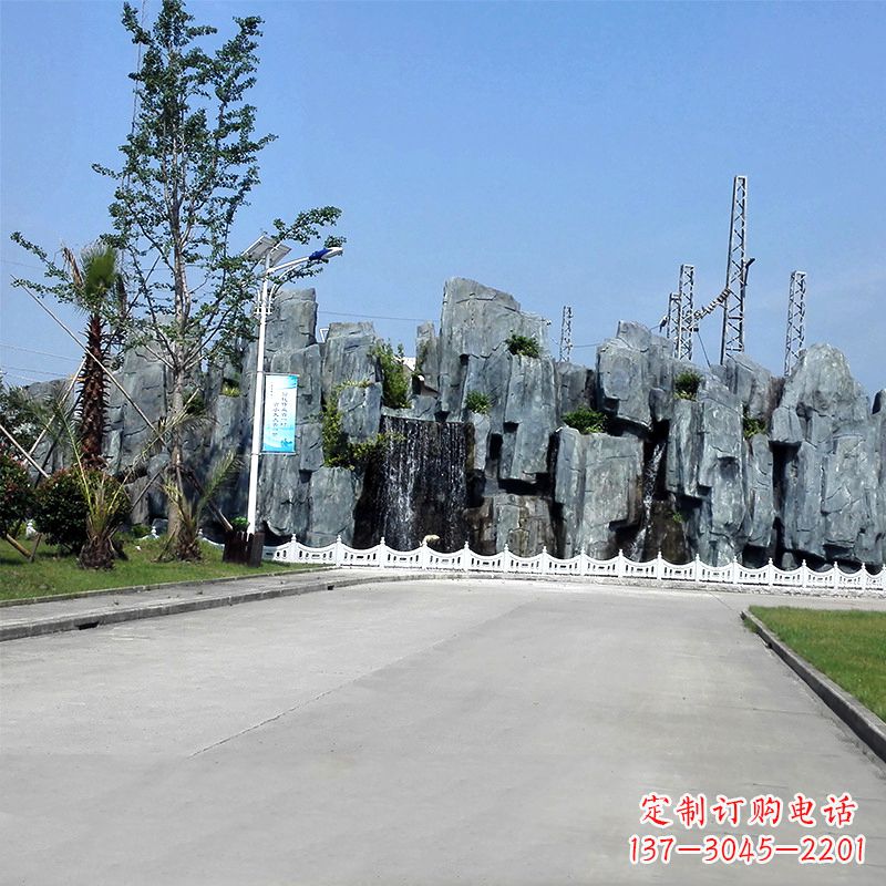 湖南大型塑石假山雕塑