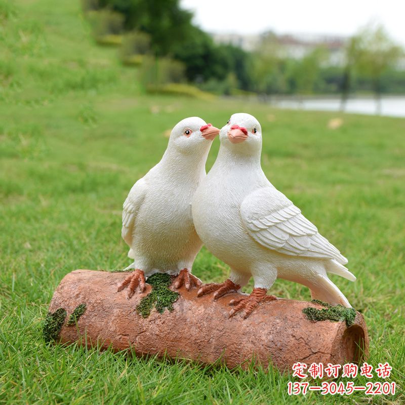湖南精美大型和平鸽雕塑