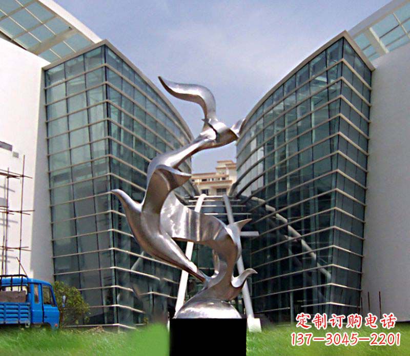 湖南大雁不锈钢雕塑