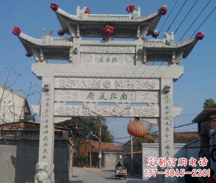 湖南优质大理石牌坊雕塑