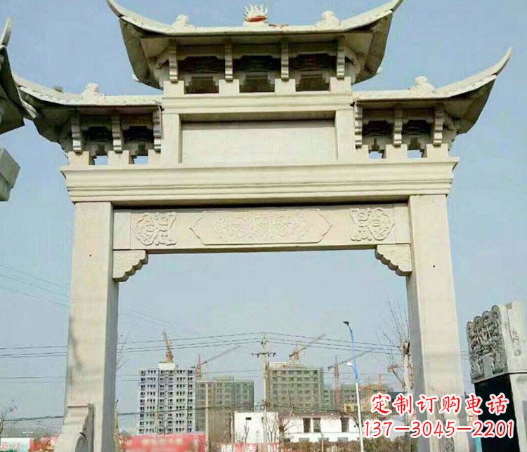 湖南精美牌坊石雕