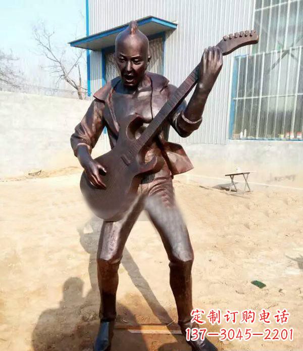 湖南音乐传奇——吉他雕塑