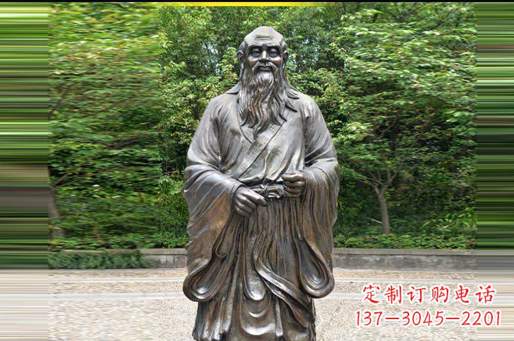 湖南中领雕塑 | 仿老子雕塑,结合东方道家思想