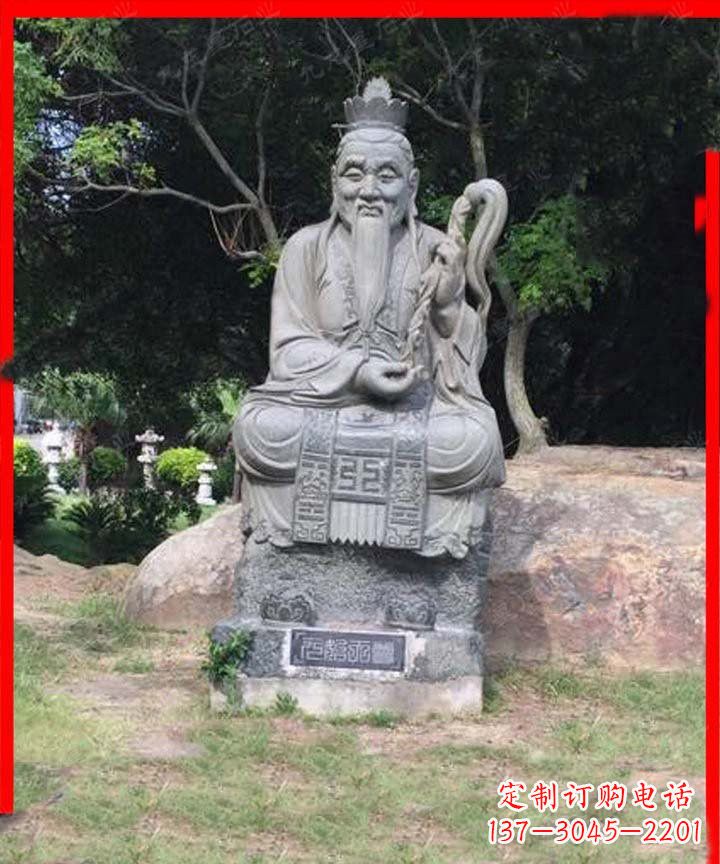 湖南元始天尊神像石雕